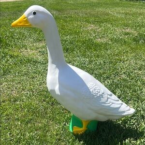 Large White 23” Plastic Porch Goose by Gaggleville